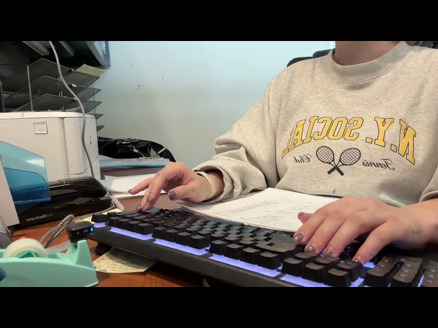 Satisfying Office ASMR Sounds: Typing, Mouse Clicks, Printing & Paper Ripping