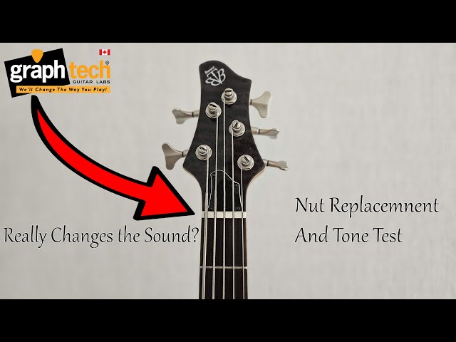 GraphTech Bass Nut Tone Test and Replacement