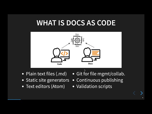 Docs as code tools and workflows presentation