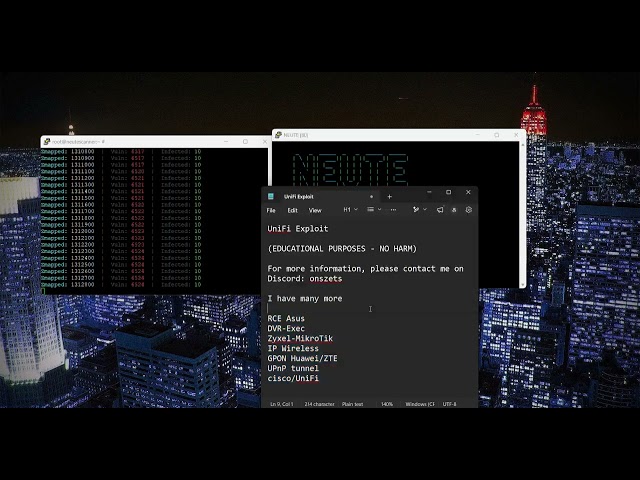 NEUTE NEW EXPLOIT | HOW TO LOAD BOTS TO MIRAI NET | EXP | L4/L7 POWER | BOTNET RAW |  (EDUCATIONAL)