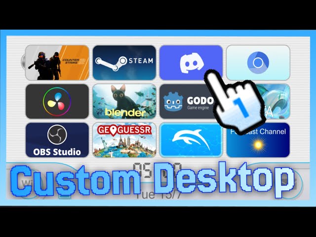 Custom Wii Home Menu as Wallpaper - Windows 10/11 tutorial