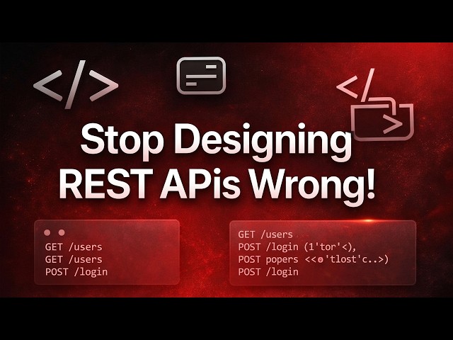 Stop Designing REST APIs the Wrong Way!