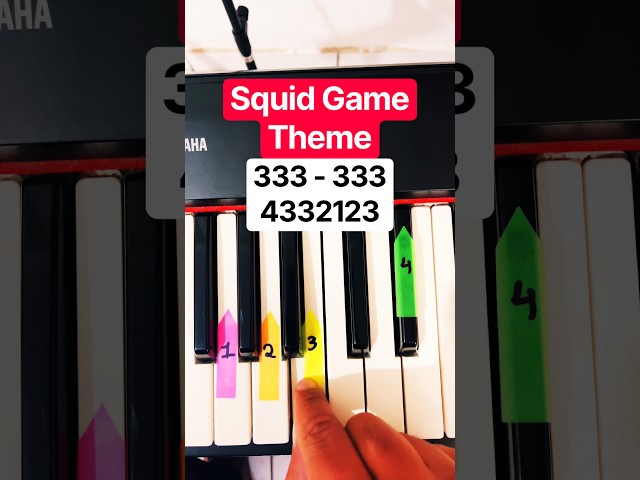 Squid Game Theme 🎹 | Easy Piano Tutorial