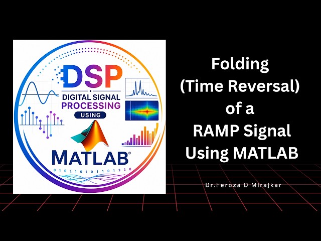 Folding (Time Reversal) of a RAMP Signal Using MATLAB