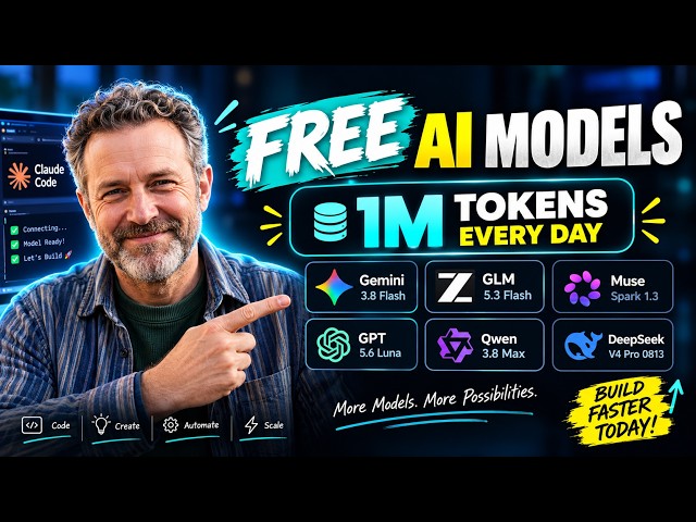FREE AI API: 6 AI Models + 1M Tokens Every Day