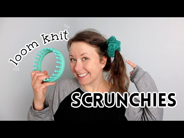 Easy Loom Knit Scrunchie Pattern