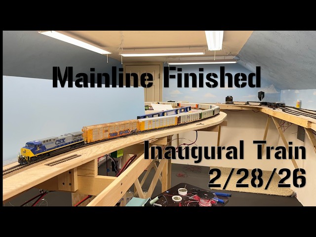 Inaugural Train on the Mainline