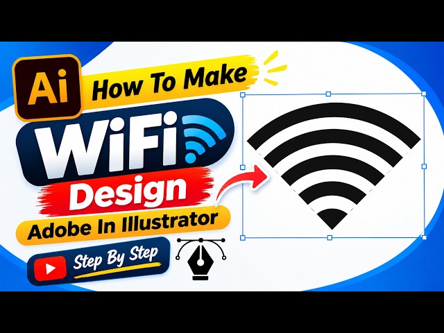 How To Make Wifi Design Adobe In Illustrator