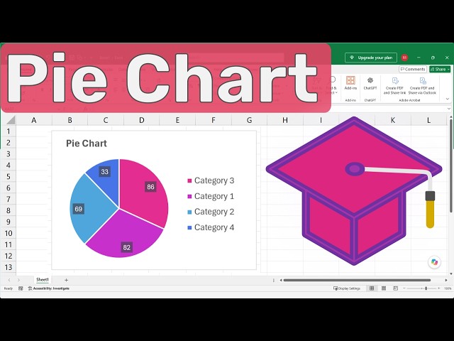 How to make a Pie Chart in Excel