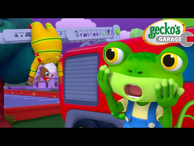 Firefighting Friends | Gecko's Garage | Cartoons For Kids | Toddler Fun Learning