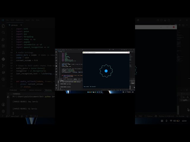 I Started Building My Own JARVIS… 🤖 | Episode 1 #buildinpublic #python #coding #jarvisai
