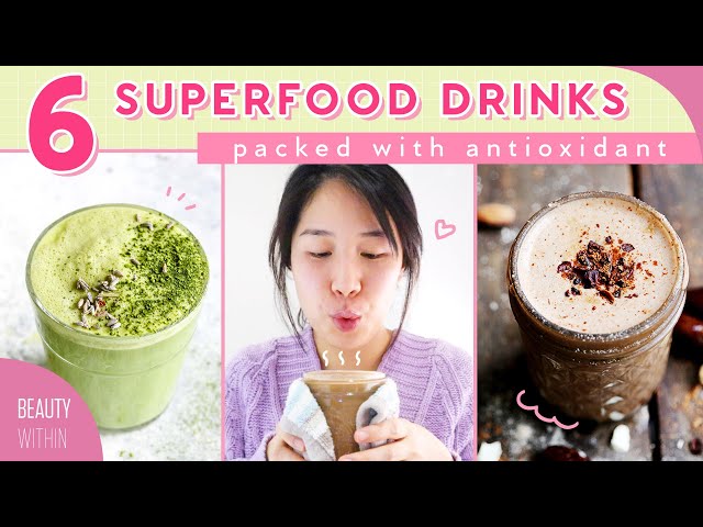🍵6 Simple Drinks for Clear, Glowing Skin & Healthy Immune System: Cacao, Rooibos, Matcha & More✨