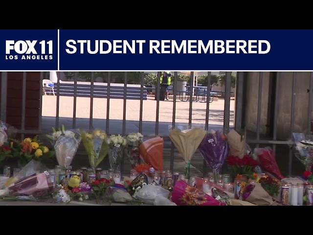Franklin High students, community hold vigil for student who died on campus