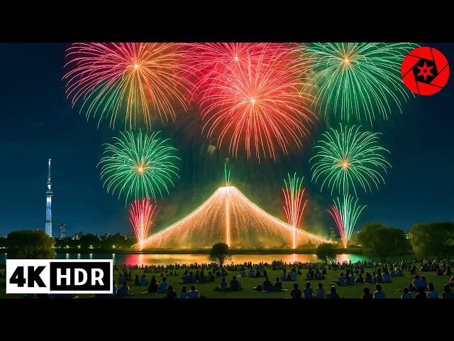 2025 Tokyo Fireworks Season Begins - 4K HDR