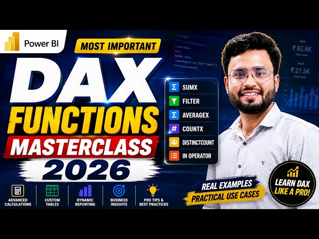Power BI DAX Functions Tutorial | SUMX, AVERAGEX, FILTER, COUNTX | Part2 | By Ankit Mishra