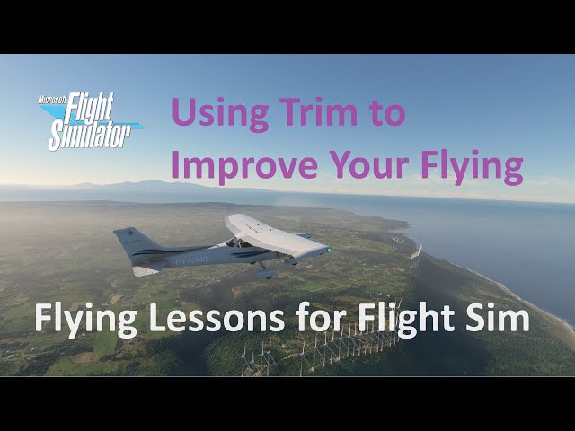 Pilot Training for Flight Simulator: Using Trim to Improve Your Flying | MSFS 2020