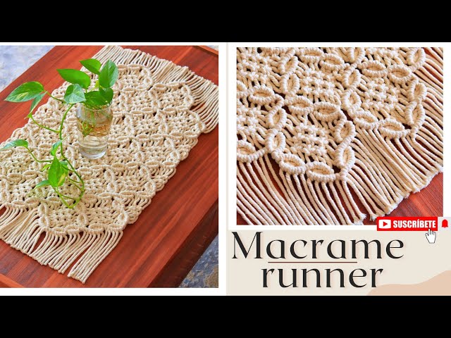 Easy DIY Macrame Table Runner Anyone Can Create