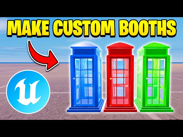 HOW TO MAKE CUSTOM CHANGING BOOTHS IN UEFN | IN DEPTH TUTORIAL