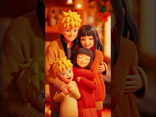 Naruto Hinata Family 3D Realistic 4K Fan Art