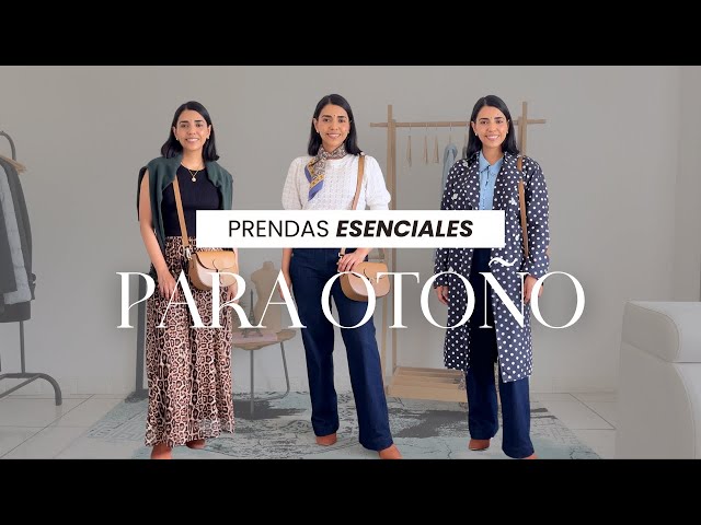 10 essential pieces for autumn + versatile and stylish looks