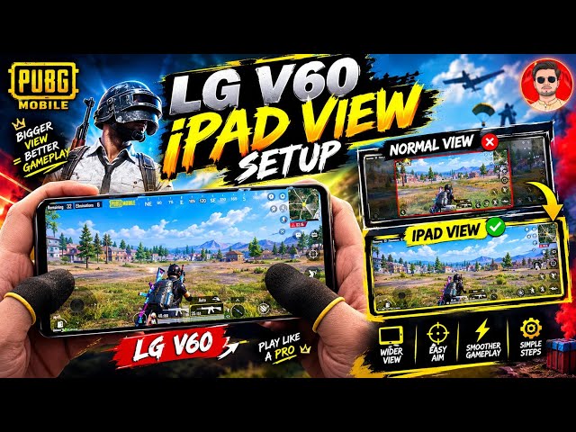 How to setup Ipad view in Lgv60 🔥|| Easy and full Guide for Ipad view  || Faisu Gaming YT