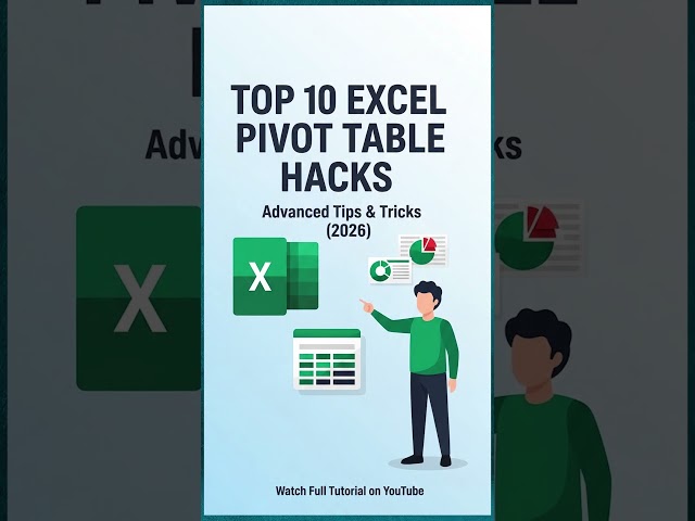 Excel Pivot Table Tutorial (2026) | Advanced Hacks, Tips & Reporting Tricks