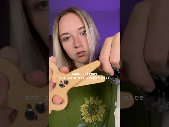 Hope you like your hair. or not. idrc. #asmr #haircut #shorts
