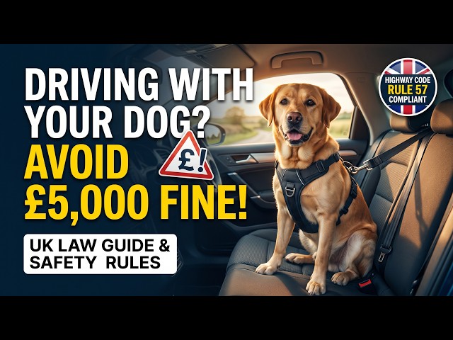 How to Drive With Your Dog in the UK – Avoid a £5,000 Fine!