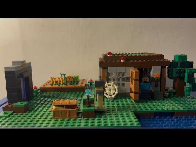 Steve’s survival Part 1 LEGO Minecraft | Stop Motion animation