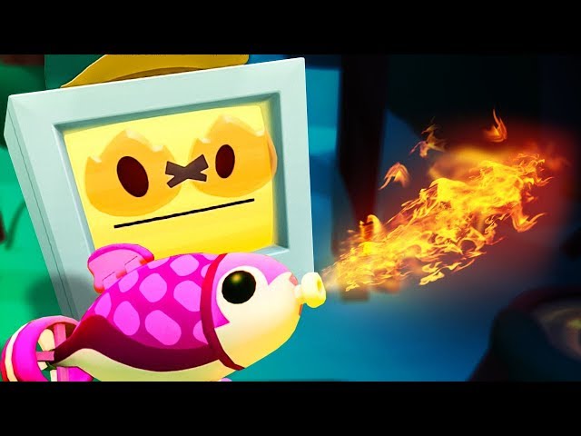 THE FIRE BREATHING FISH! -  in Vacation Simulator VR