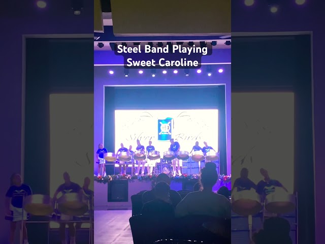 Jamaican Steel Band Playing Sweet Caroline by Neil Diamond