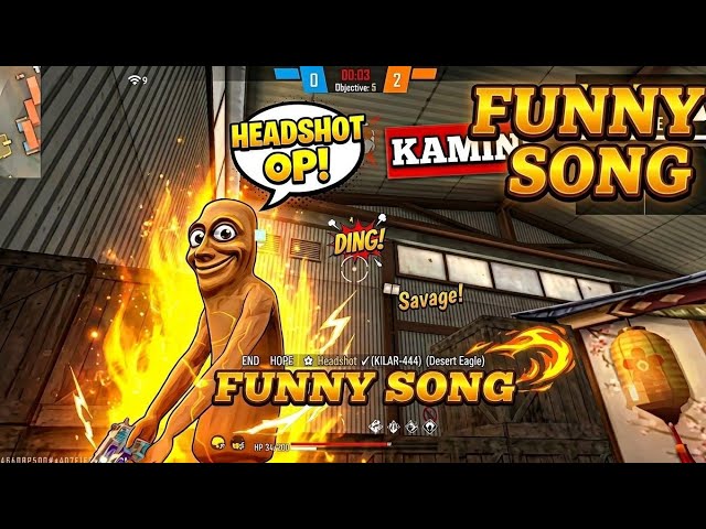 Tung Tung 🤣 SONG 🎵|Funny tung tung song 🔥| Free Fire Storm