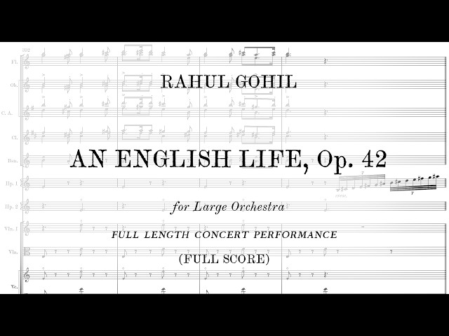 An English Life (2026) for Orchestra | Full Length Concert Performance