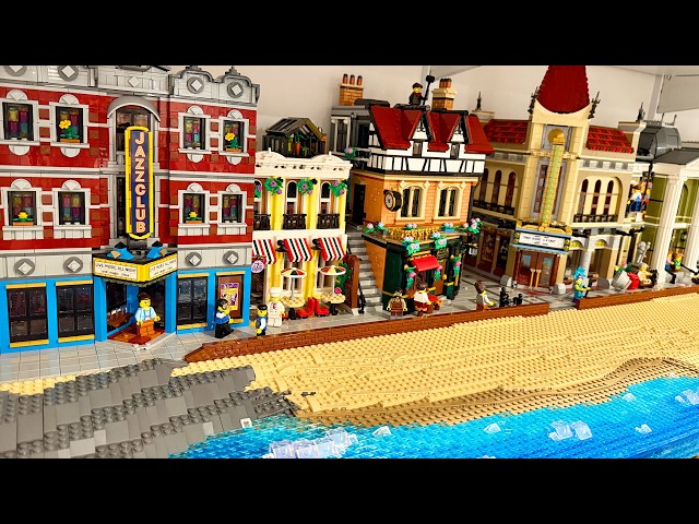 LEGO City Beach Update! Highly Detailed Sand & Water