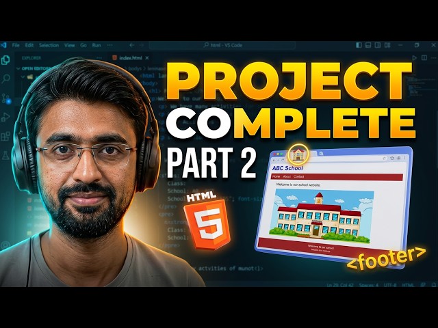 15. Mini project part2 #HTML5 #WebDevelopment#CodingForBeginners #Frontend #TechTutorial #LearnToCod