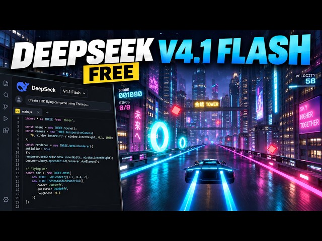 How to Use DeepSeek V4.1 Flash for FREE Coding
