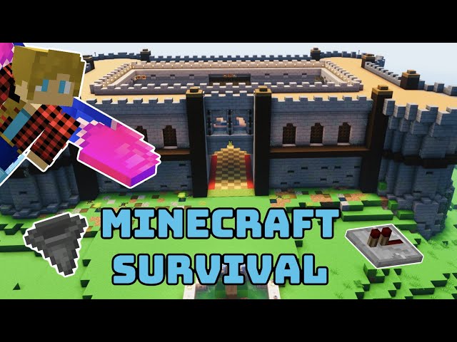 Giant Castle Automatic Storage System! | Survival Island SMP #Minecraft
