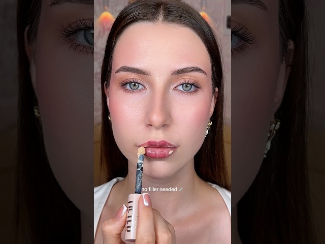 the lip tutorial that makes my lips look 10x fuller #lipcombo #beautytips #lipliner #liptutorial