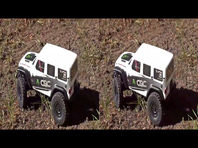 RC Crawler Car, SCX24 3D SBS (Side by Side), 4K