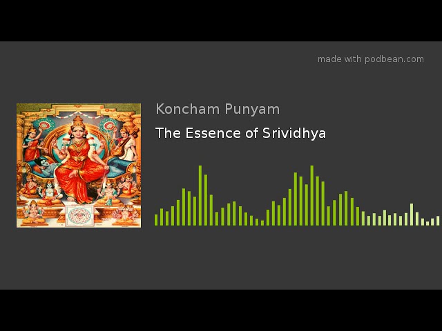 The Essence of Srividhya