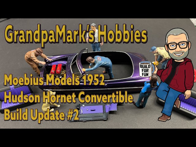 The Moebius Models 1952 Hudson Hornet Convertible Build Update 2  Wow!!!