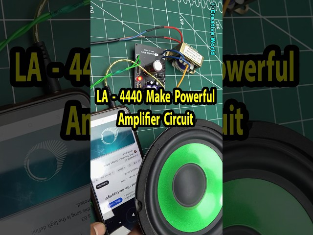 Homemade Power Amplifier Circuit - Bridge Power Supply #amplifier #circuit #speaker