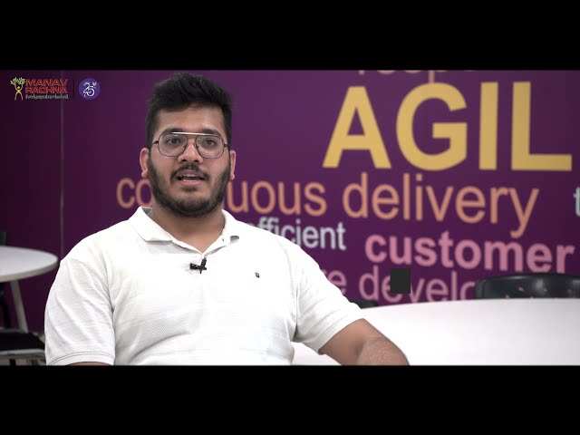 Listen to Harshit Agarwal, student of B.Tech Computer Science and Engineering
