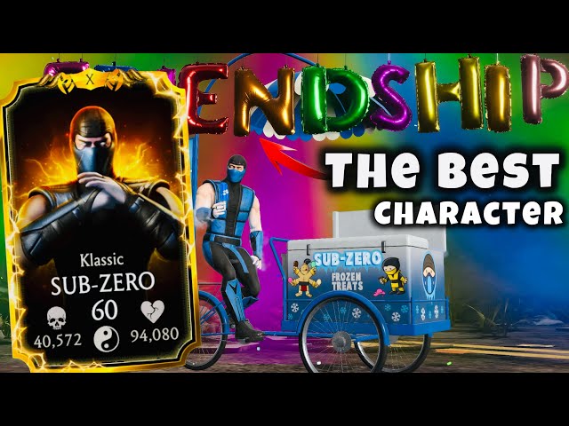 MK Mobile Ascended X Klassic SUB-ZERO Friendship Gameplay - Crazy Character 🥶🔥