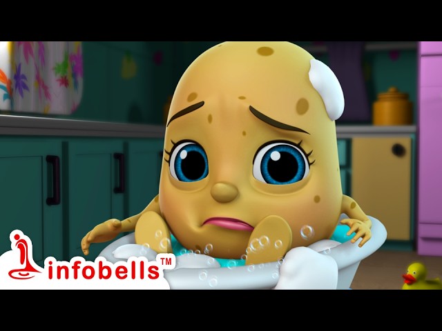 🛁 Kulikkan Vayya! | Funny Bhootam Trick Bath Song | Malayalam Rhymes for Kids 👻| Infobells