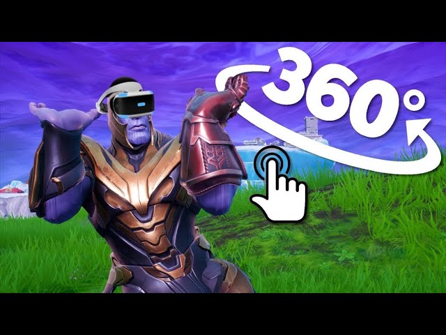 Thanos In VR  360° Fortnite Experience4K virtual reality 360 videos realidad virtual vr