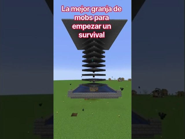 La mejor granja de MOBS - AFK - Tutorial Minecraft 1.15-26.2+ #minecraft #shorts #granjaminecraft