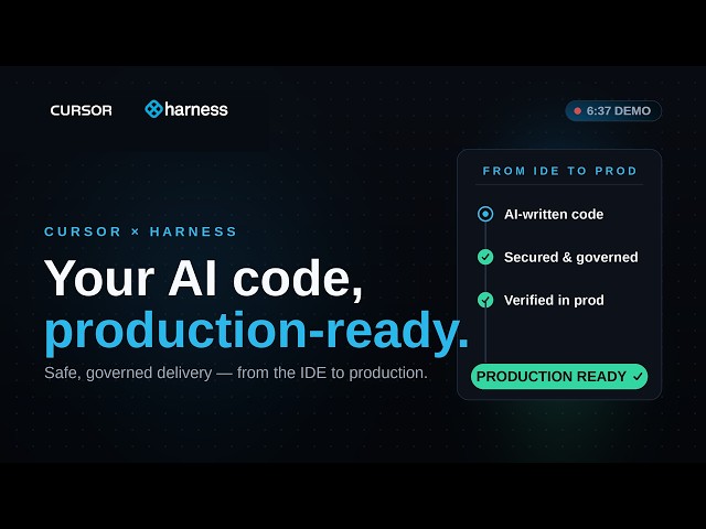 Harness + Cursor IDE: Accelerating Safe Software Delivery with AI Agents