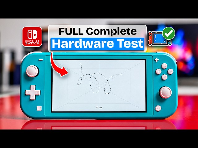 Nintendo Switch Lite Hardware Test | Secret Mode You Didn’t Know!
