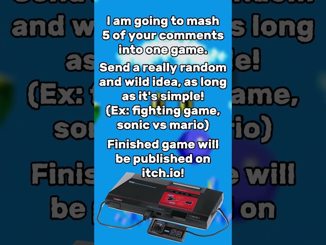 TURNING YOUR COMMENTS INTO A GAME!! #gamedev #retro #mastersystem